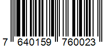 Barcode 7640159760023