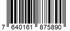 Barcode 7640161875890