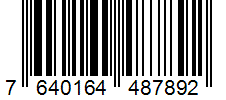 Barcode 7640164487892