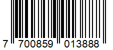 Barcode 7700859013888