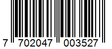 Barcode 7702047003527