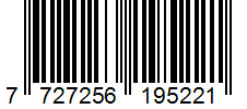 Barcode 7727256195221