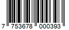 Barcode 7753678000393