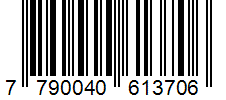 Barcode 7790040613706