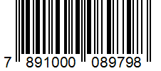 Barcode 7891000089798
