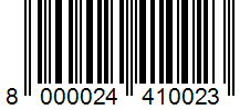 Barcode 8000024410023
