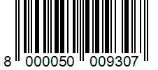 Barcode 8000050009307