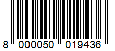 Barcode 8000050019436