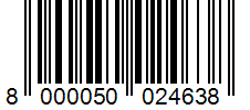 Barcode 8000050024638