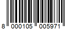 Barcode 8000105005971