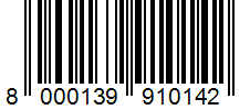 Barcode 8000139910142