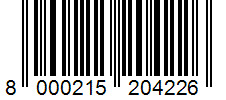 Barcode 8000215204226