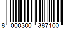 Barcode 8000300387100