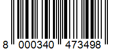 Barcode 8000340473498