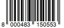 Barcode 8000483150553