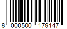 Barcode 8000500179147
