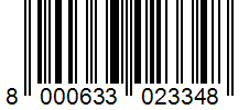 Barcode 8000633023348