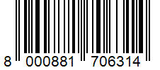 Barcode 8000881706314
