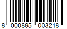 Barcode 8000895003218