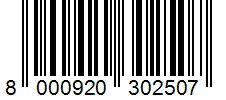 Barcode 8000920302507