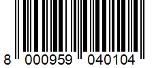 Barcode 8000959040104