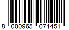 Barcode 8000965071451