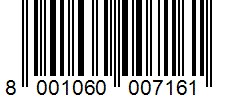 Barcode 8001060007161