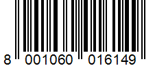 Barcode 8001060016149