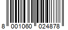 Barcode 8001060024878