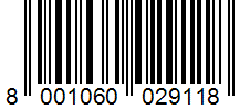 Barcode 8001060029118