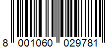 Barcode 8001060029781