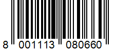 Barcode 8001113080660