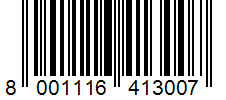 Barcode 8001116413007