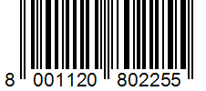 Barcode 8001120802255