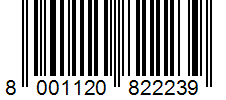 Barcode 8001120822239
