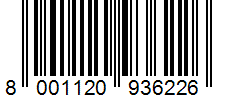 Barcode 8001120936226
