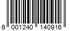 Barcode 8001240140916