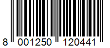 Barcode 8001250120441