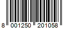 Barcode 8001250201058