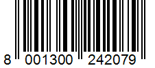 Barcode 8001300242079