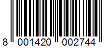 Barcode 8001420002744