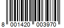Barcode 8001420003970