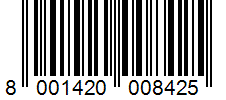Barcode 8001420008425