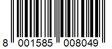 Barcode 8001585008049