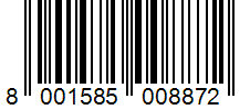 Barcode 8001585008872