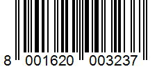 Barcode 8001620003237