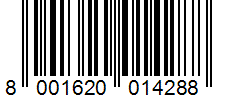 Barcode 8001620014288
