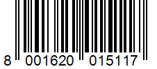 Barcode 8001620015117