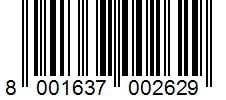 Barcode 8001637002629
