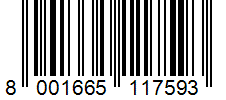 Barcode 8001665117593